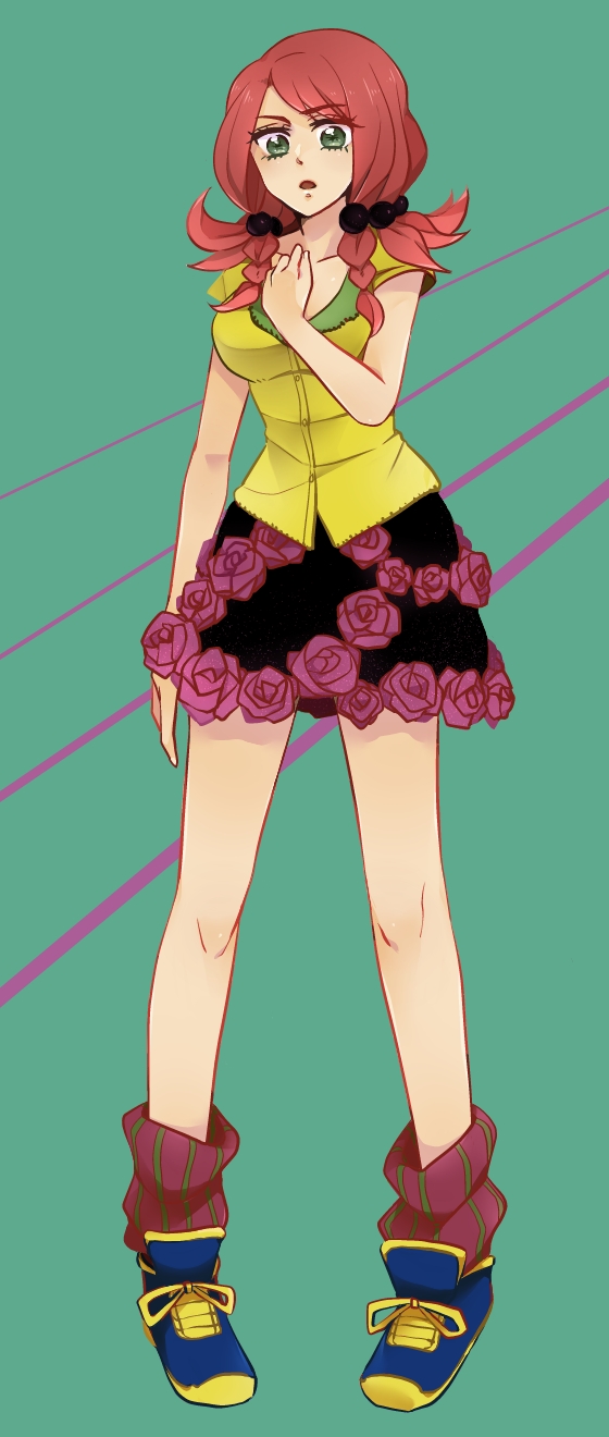 hirose yasuho (jojo no kimyou na bouken and 1 more) drawn by kano_(soukai)