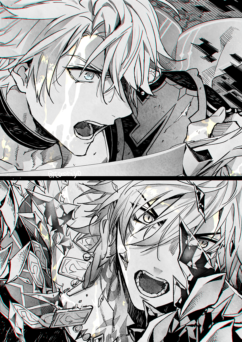 phainon and mydei (honkai and 1 more) drawn by toriyoshi