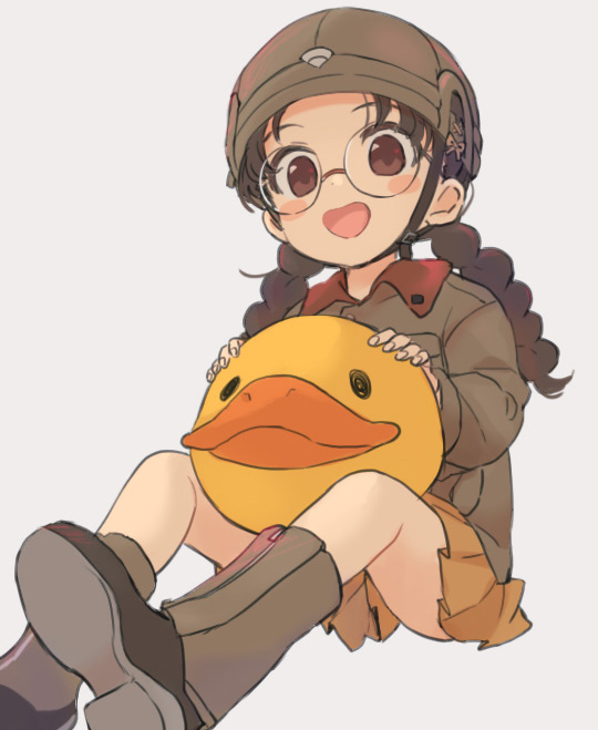fukuda haru (girls und panzer) drawn by linaria_(ookinahitomi)