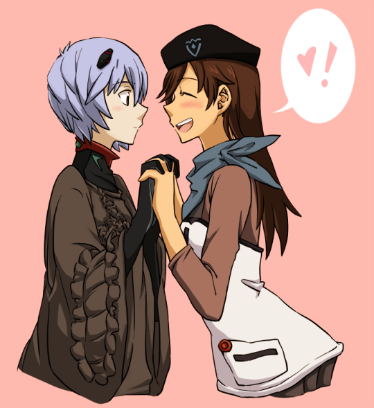 ayanami rei and suzuhara sakura (neon genesis evangelion and 2 more)