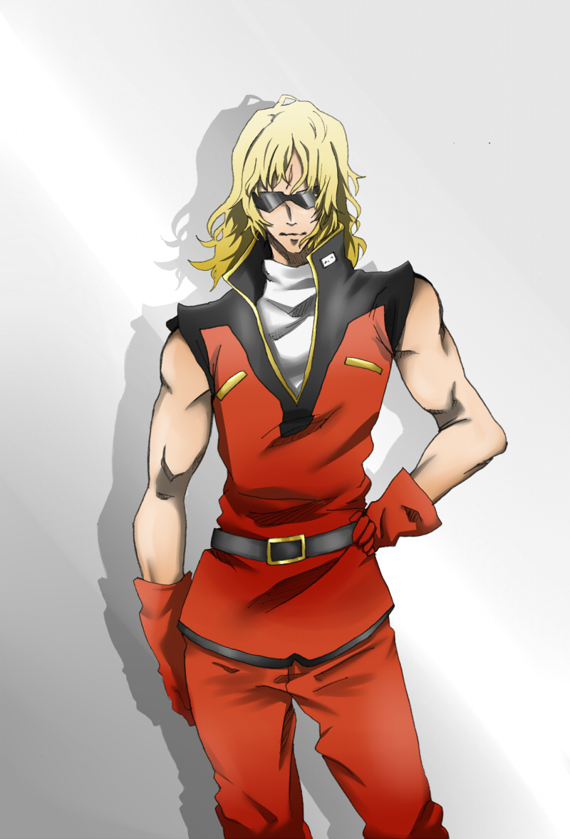 char aznable and quattro bajeena (gundam and 1 more) drawn by shigure_ame