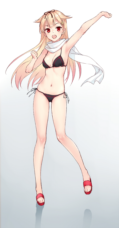 yuudachi and yuudachi kai ni (kantai collection) drawn by kangetsu_(fhalei)