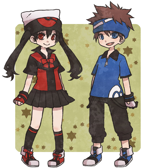 may and brendan (pokemon and 1 more) drawn by umeko_(0516)