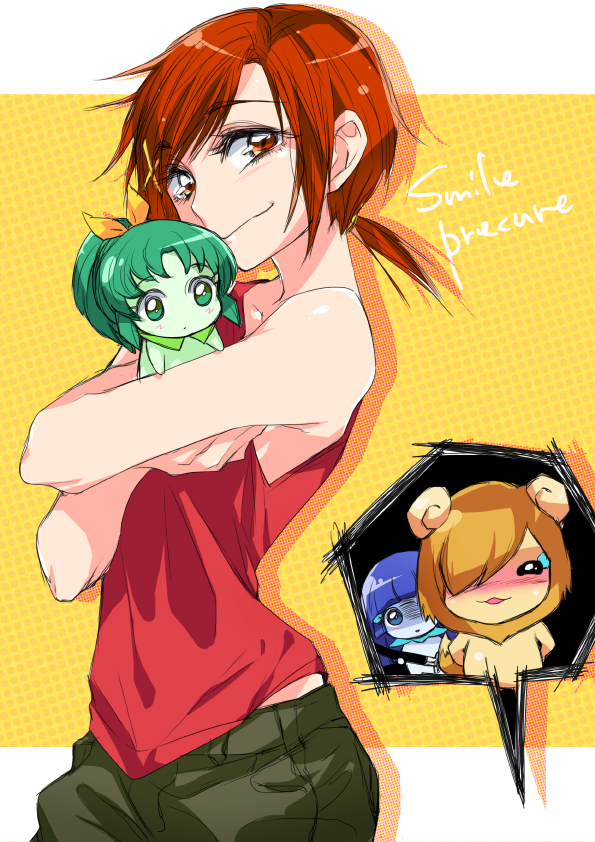 midorikawa nao, aoki reika, hino akane, and pop (precure and 1 more) drawn by tima