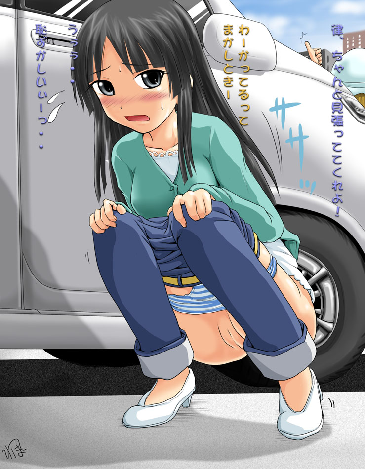 akiyama mio and tainaka ritsu (k-on!) drawn by homare_(suzu_no_oka)