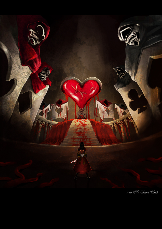 alice liddell (american mcgee's alice and 1 more) drawn by ghostzxt