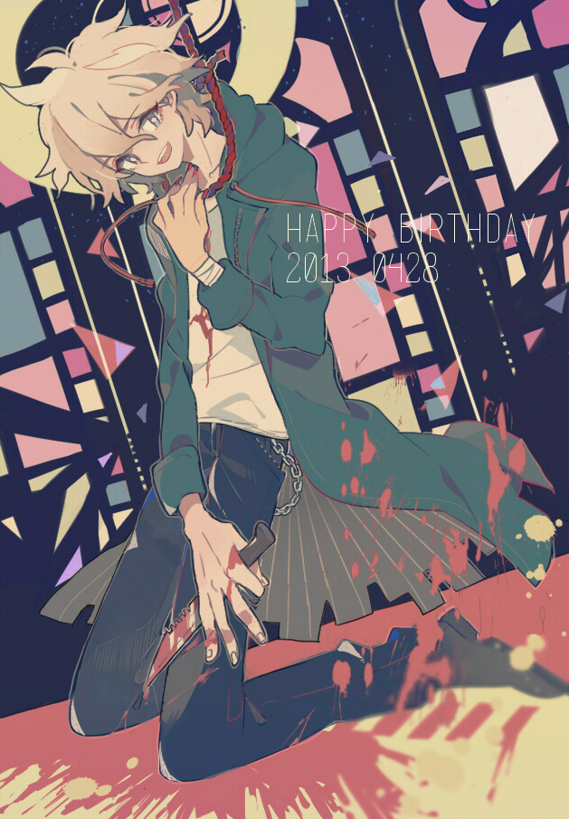 komaeda nagito (danganronpa and 1 more) drawn by pikaro