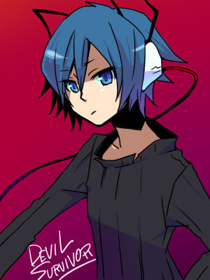 protagonist (devil survivor and 1 more) drawn by kanaya_(kanaya07)