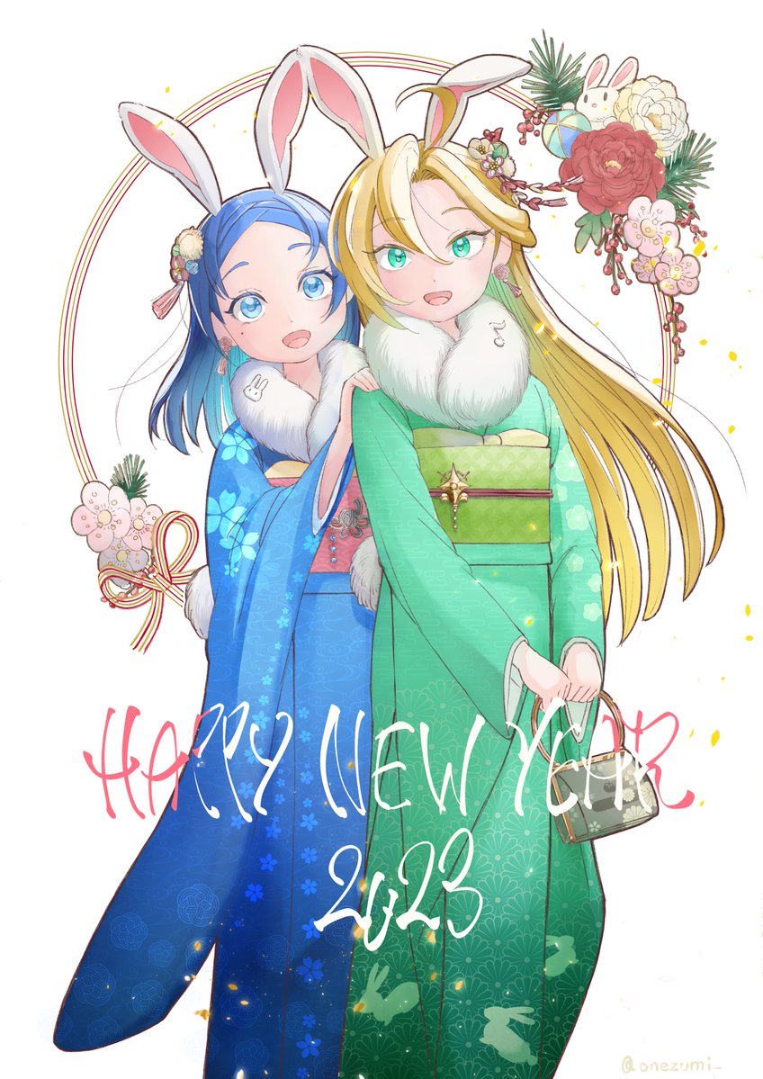 kamina kohane and otowa shizuku (gems company and 1 more) drawn by onezumi