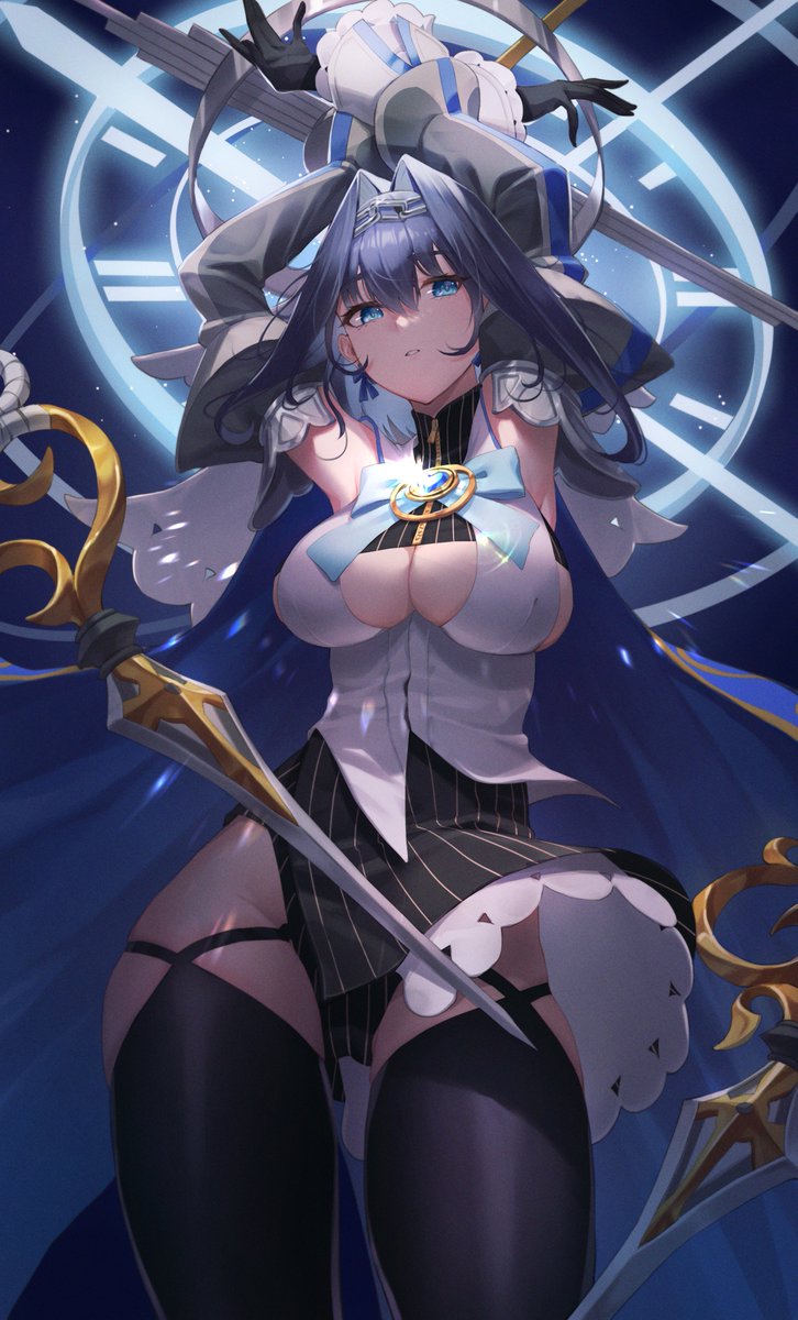 ouro kronii (hololive and 1 more) drawn by netural