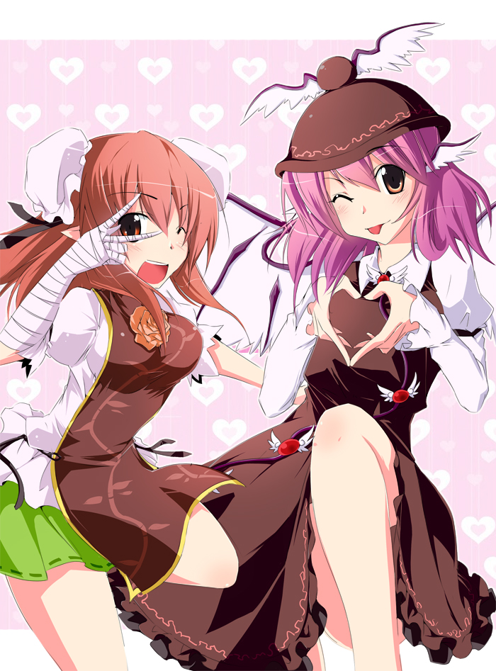 mystia lorelei and ibaraki kasen (touhou) drawn by sesield