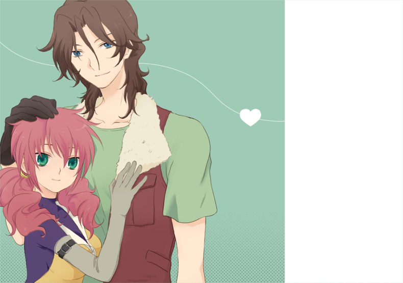 feldt grace and lockon stratos (gundam and 1 more) drawn by plum_(arch)