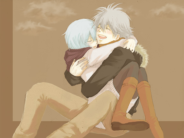 ayanami rei and nagisa kaworu (neon genesis evangelion) drawn by lrk
