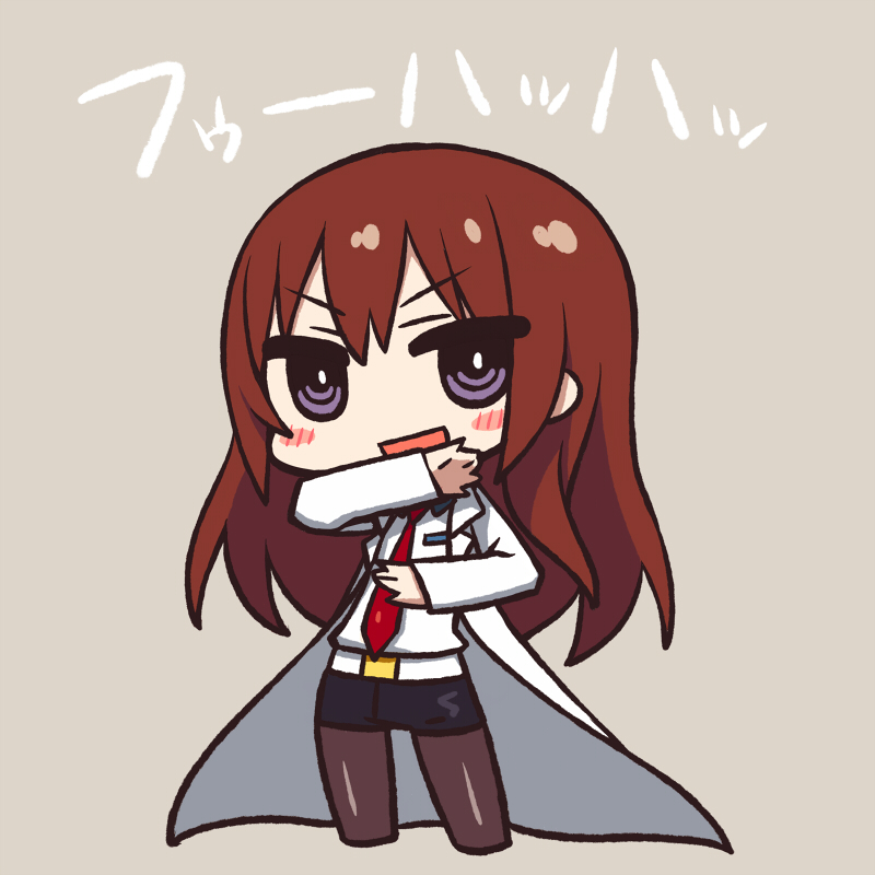 makise kurisu (science adventure and 1 more) drawn by chan_co
