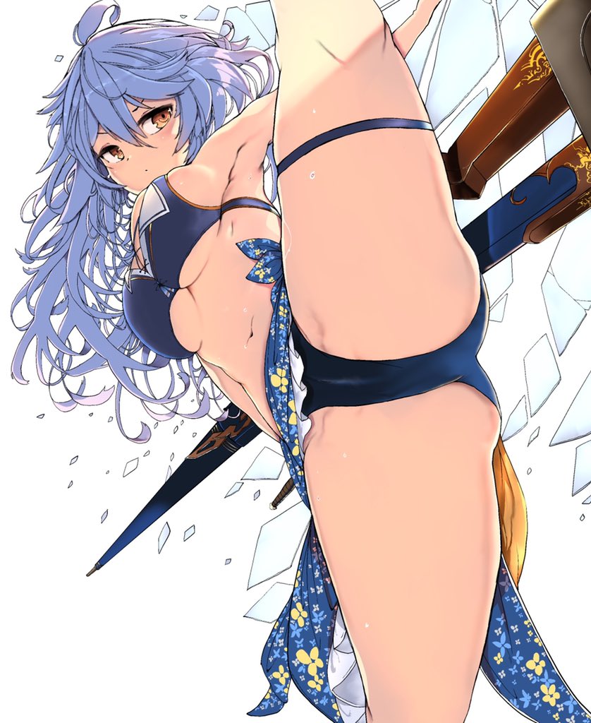 silva (granblue fantasy) drawn by kyuu_(plastic_night_q)