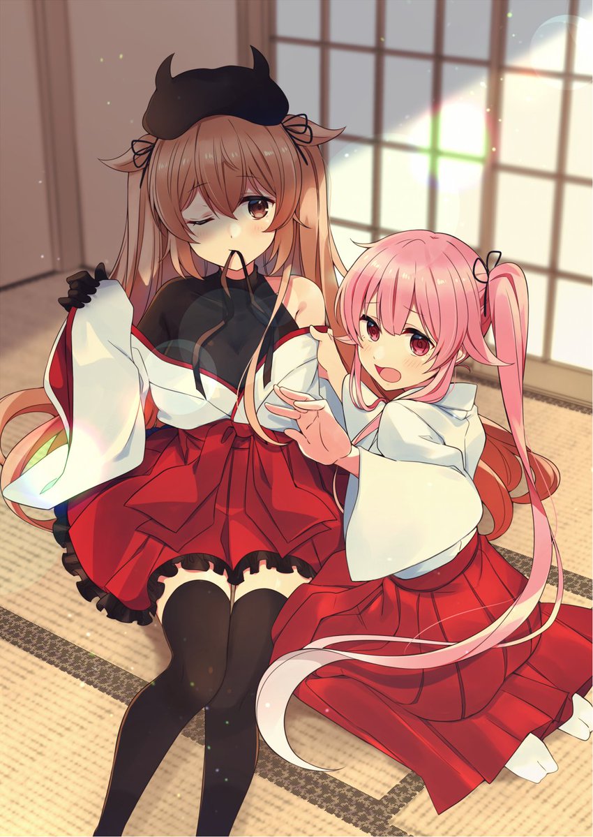 murasame, harusame, and murasame kai ni (kantai collection) drawn by yukichi_(eikichi)