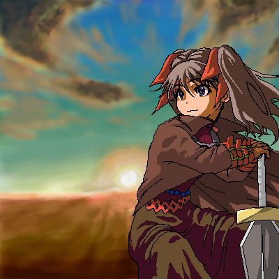 raquel applegate (wild arms and 1 more) drawn by eru
