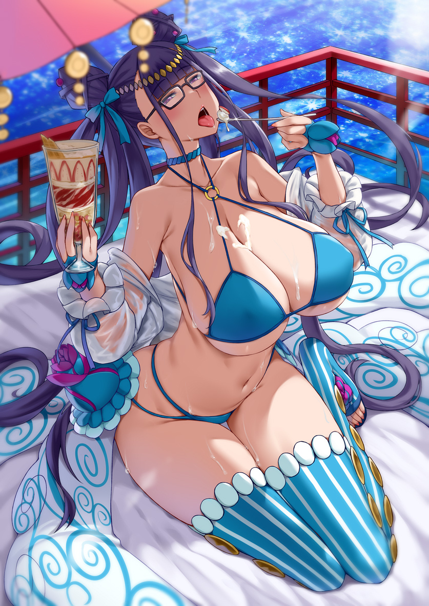 murasaki shikibu (fate and 1 more) drawn by darkmaya