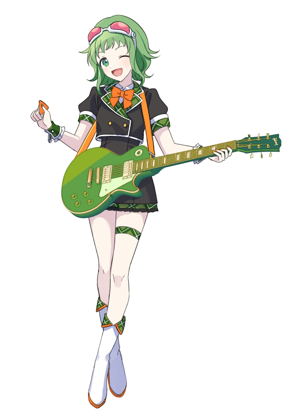 gumi (vocaloid and 1 more) drawn by memel