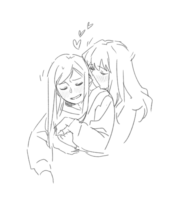 kuga natsuki and fujino shizuru (my-hime) drawn by guri_gom