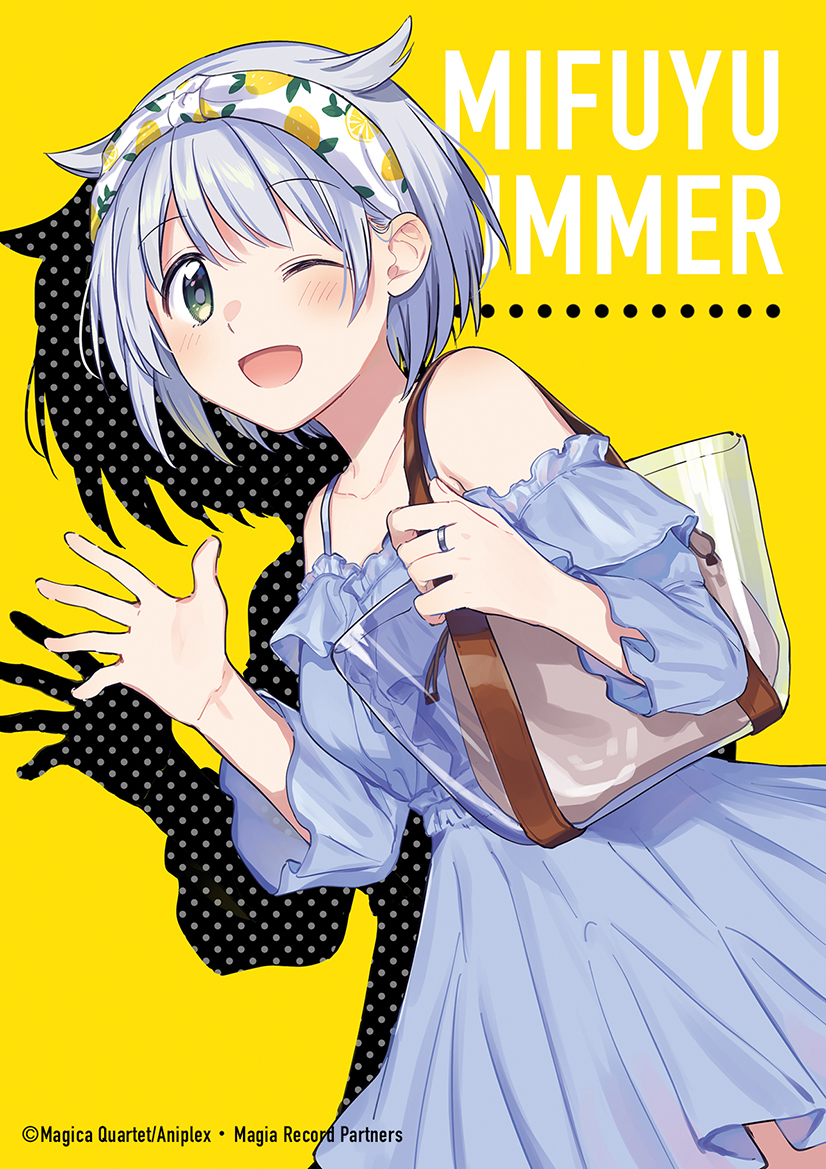 azusa mifuyu (mahou shoujo madoka magica and 1 more) drawn by fuji_fujino