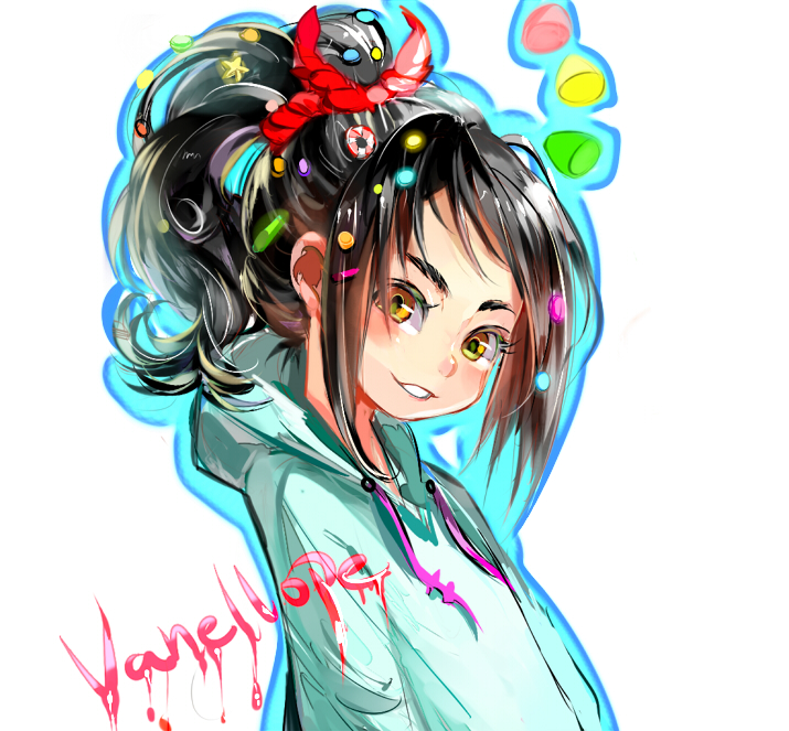 vanellope von schweetz (wreck-it ralph) drawn by douremi
