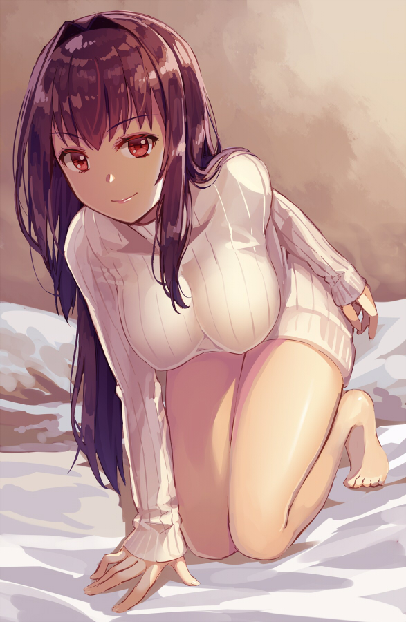 scathach (fate and 1 more) drawn by kibanda_gohan
