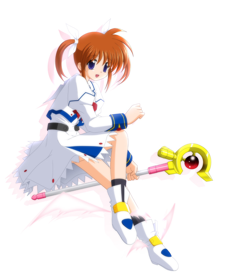 takamachi nanoha and raising heart (lyrical nanoha and 1 more)