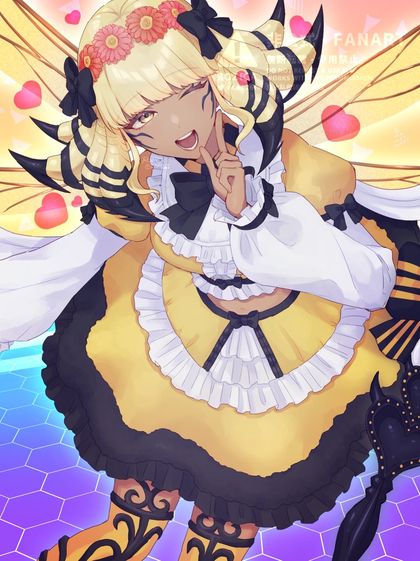honey b. lovely (final fantasy and 1 more) drawn by rozica