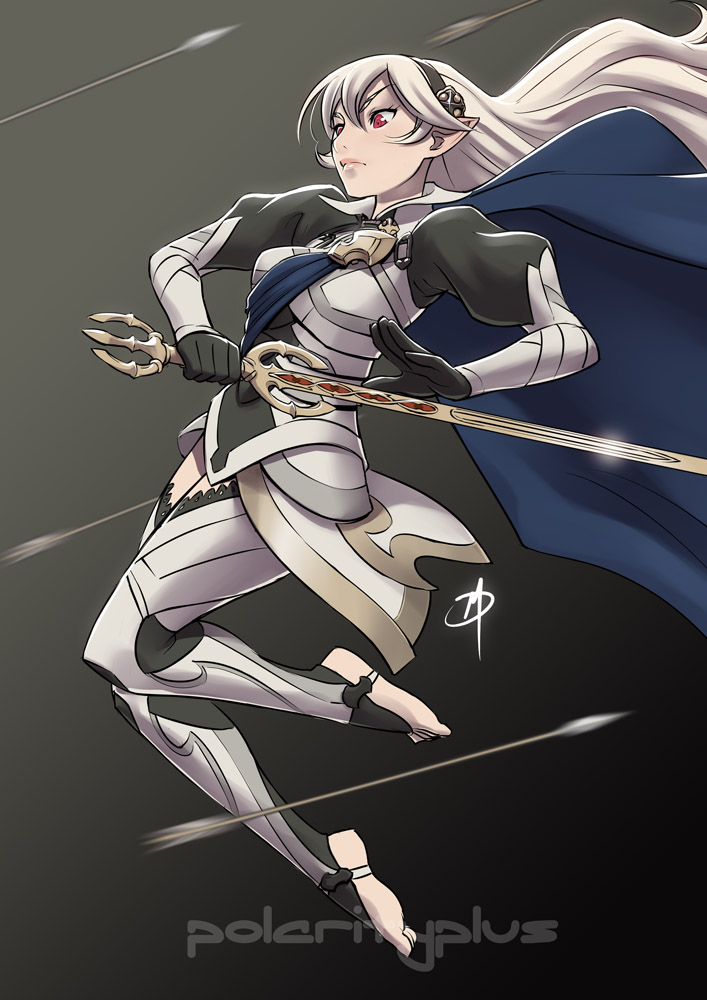 female corrin (fire emblem and 1 more) drawn by polarityplus