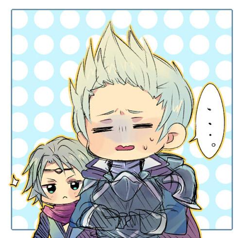 silas and kaze (fire emblem and 1 more) drawn by aquilaxxx