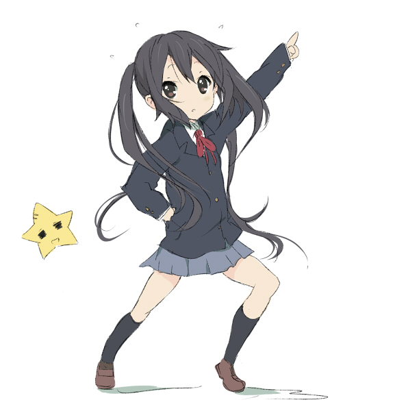 nakano azusa (k-on! and 1 more) drawn by core_(mayomayo)