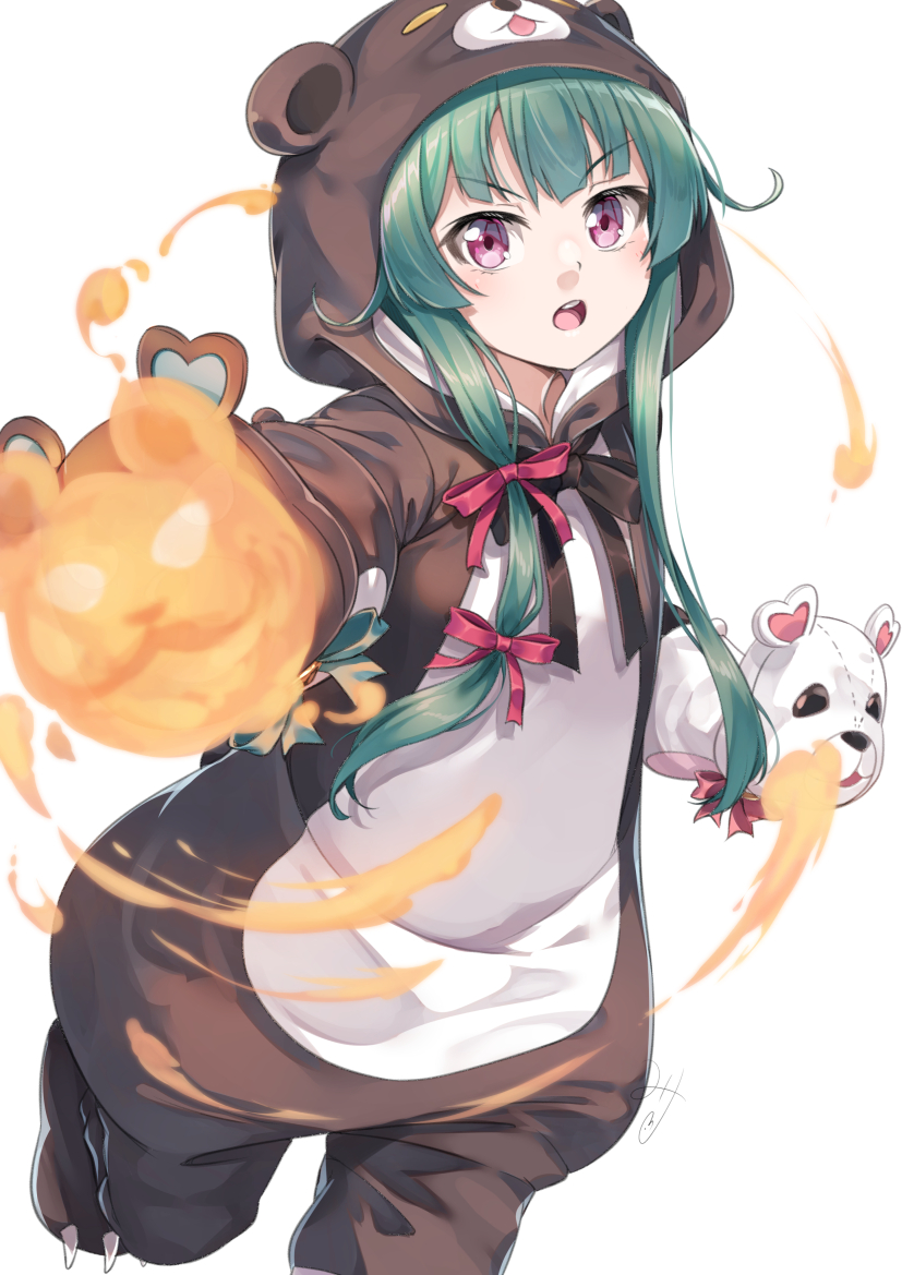 yuna (kuma kuma kuma bear) drawn by miri_(ago550421)