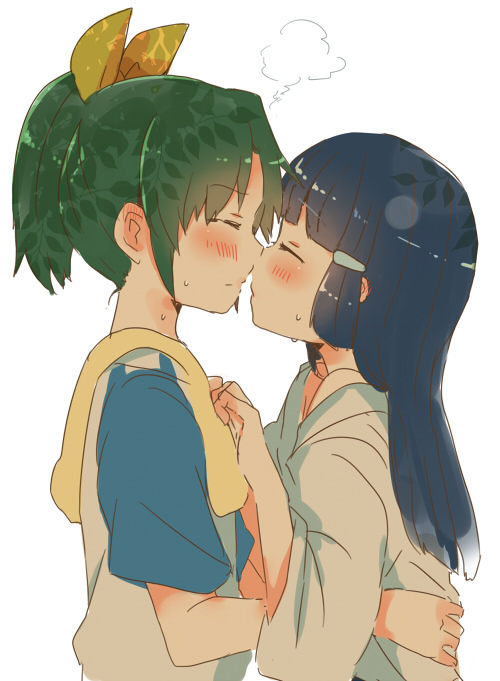 midorikawa nao and aoki reika (precure and 1 more) drawn by hagino_makoto