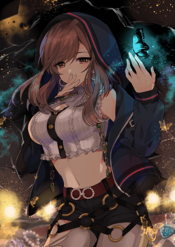 tsukioka kogane (idolmaster and 1 more) drawn by yozorasiba
