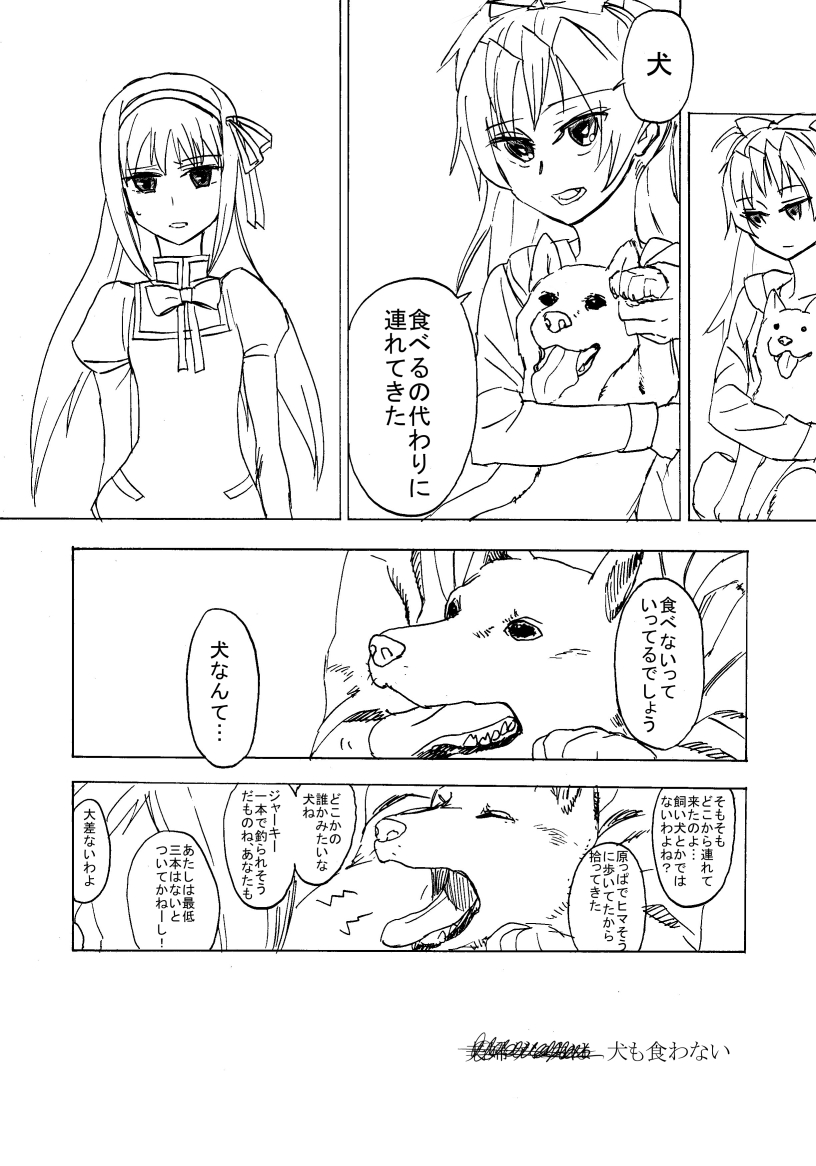 akemi homura and sakura kyoko (mahou shoujo madoka magica) drawn by danaka