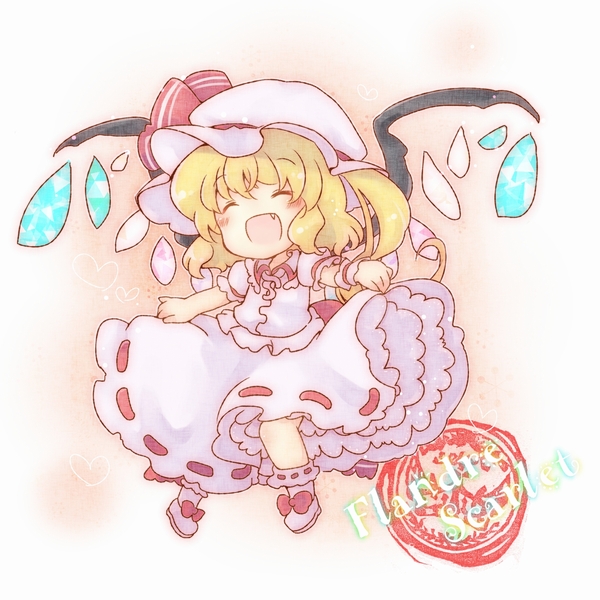 remilia scarlet and flandre scarlet (touhou) drawn by sen1986