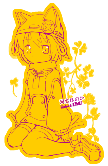 kawai honoka (sora wo kakeru shoujo) drawn by 30re