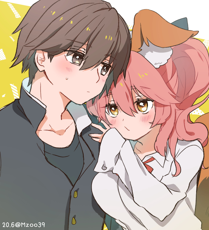 tamamo, kishinami hakuno, and tamamo no mae (fate and 3 more) drawn by osakana_(rrg0123)