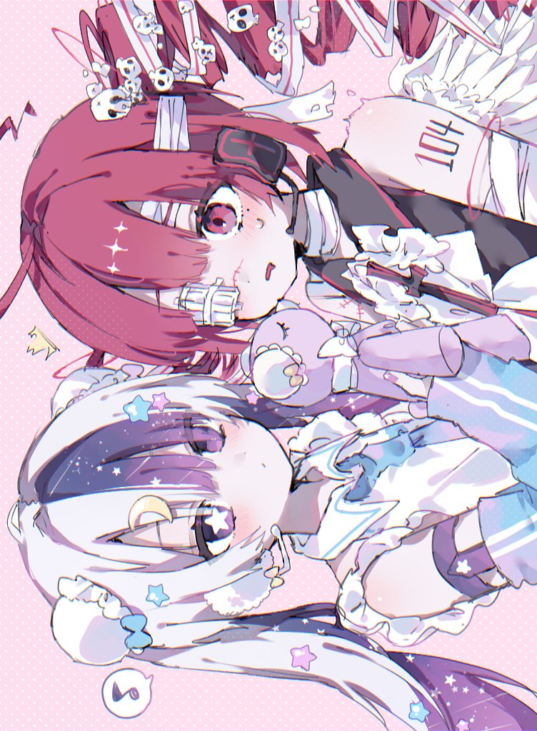 nidone uto and sikabane mea (original and 1 more) drawn by hiro_0607