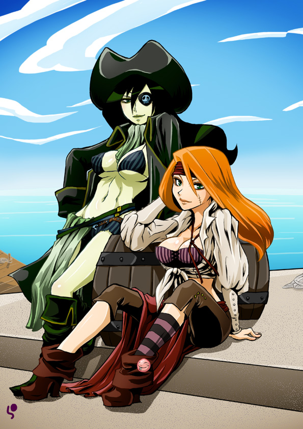 shego and kim possible (kim possible) drawn by raichi_(lychee-soda)