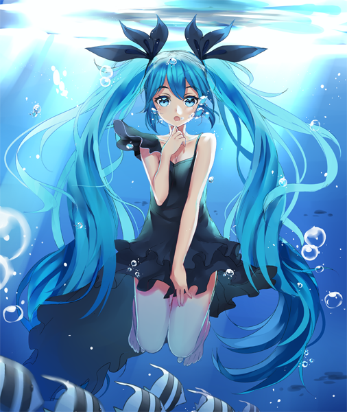 hatsune miku (vocaloid and 1 more) drawn by gendo0032