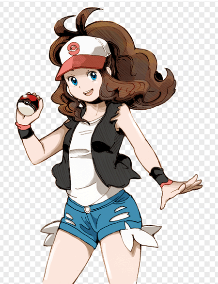 hilda (pokemon and 1 more) drawn by ma-hain-scarlet