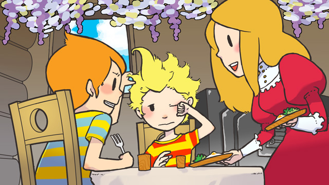 lucas, claus, and hinawa (mother and 1 more)