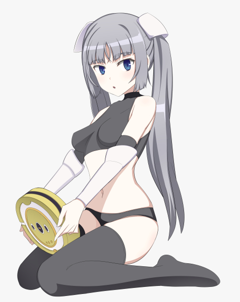miss monochrome and ruu-chan (miss monochrome) drawn by caryo and nanashino