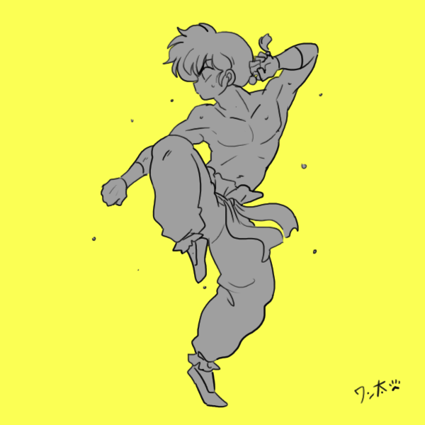 saotome ranma (ranma 1/2) drawn by wanta_(futoshi)