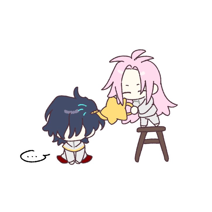 hatsutori hajime and utsugi noriyuki (saibou shinkyoku) drawn by yeopmaesa