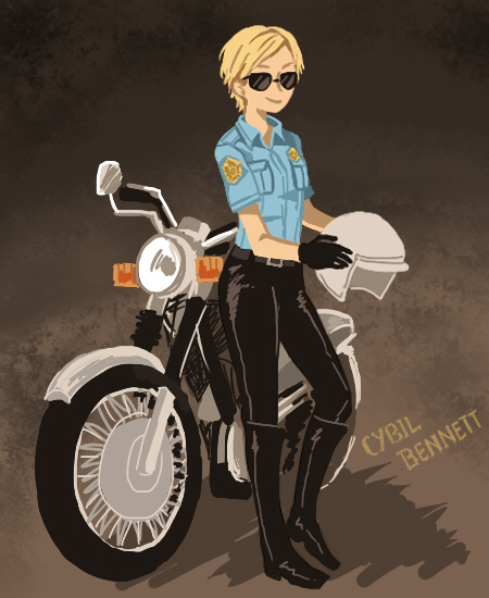cybil bennett (silent hill and 1 more) drawn by nfyz