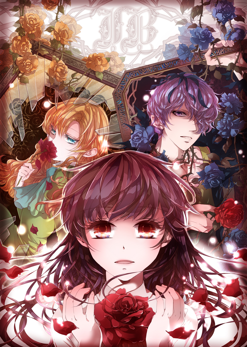 ib, mary, and garry (ib) drawn by na_(sodium)