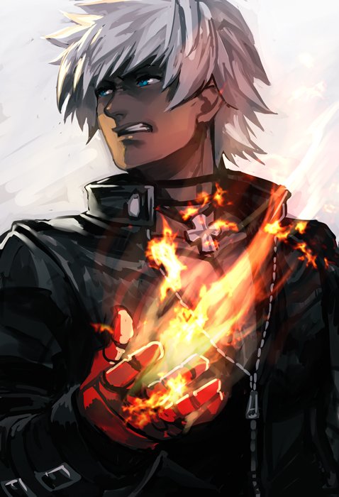 k' (the king of fighters and 1 more) drawn by hungry_clicker
